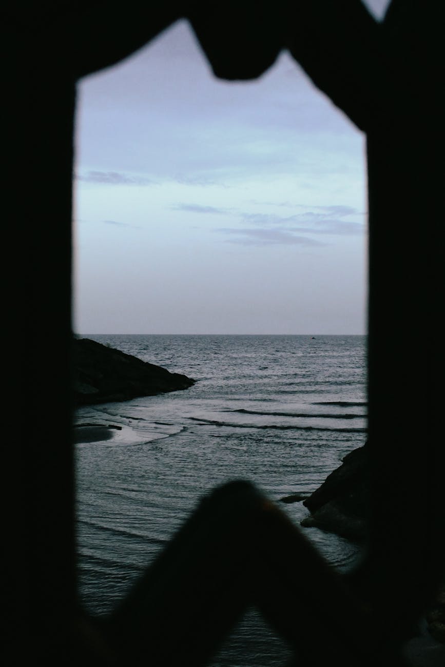 sea view from a window